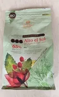 Pistoles Alto El Sol Bio  (noir, Cacao 65%) Boite 1KG