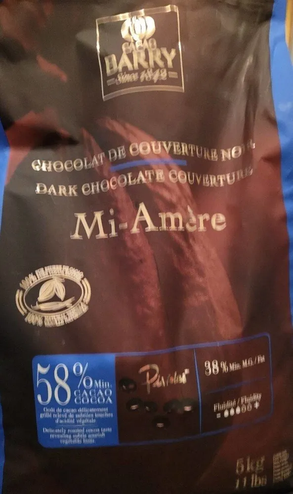 Chocolat de couverture noir