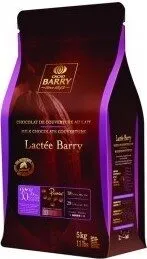 Chocolat De Couverture Au Lait 35% En Pistoles Lactée Barry