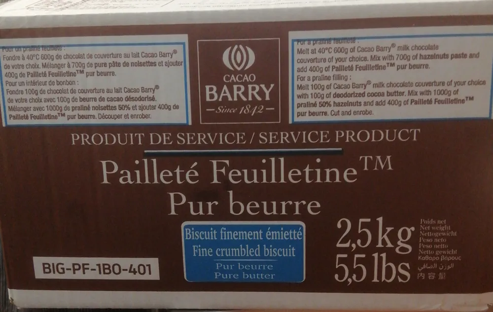 Pailleté Feuilletine