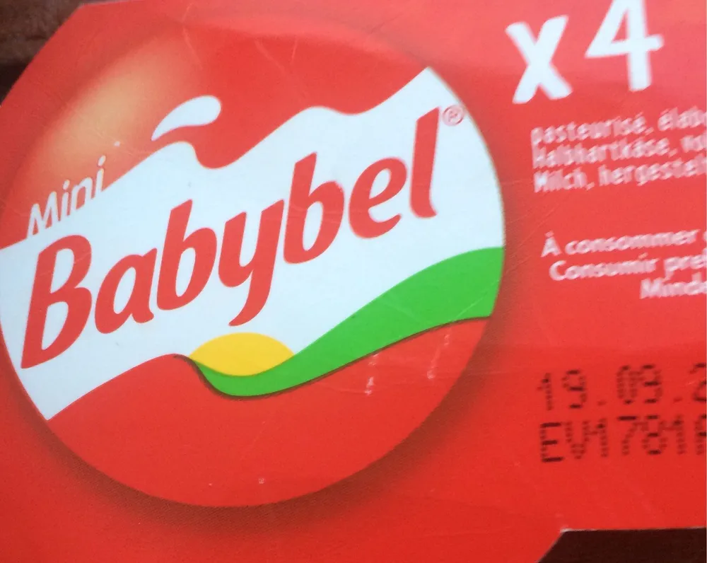 Mini Babybel Rouge X 4 23,5 %