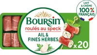 Boursin® Apéritif Les roulés Jambon fumé Ail & Fines Herbes