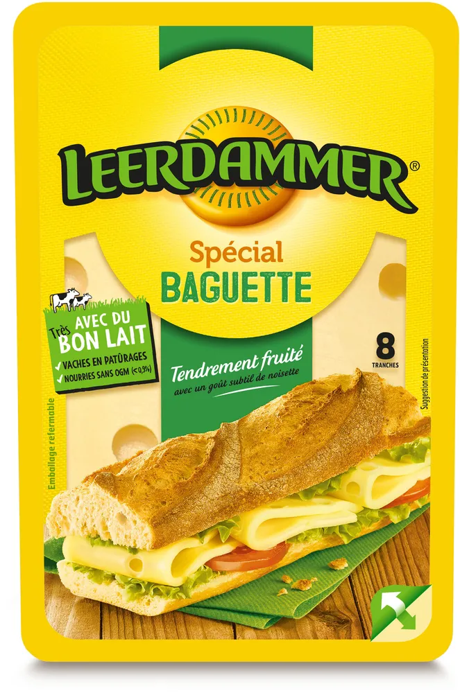 Leerdammer Baguette 8 tranches