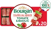 Boursin roules tom basilic