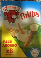 Palitos crema de queso con palitos de pan para mojar tarrinas