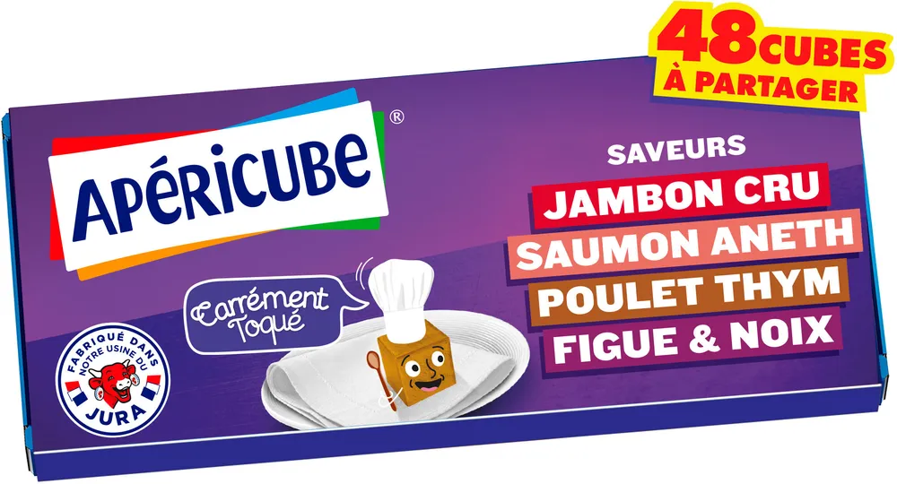 Apéricube Carrément Toqué 48 Cubes