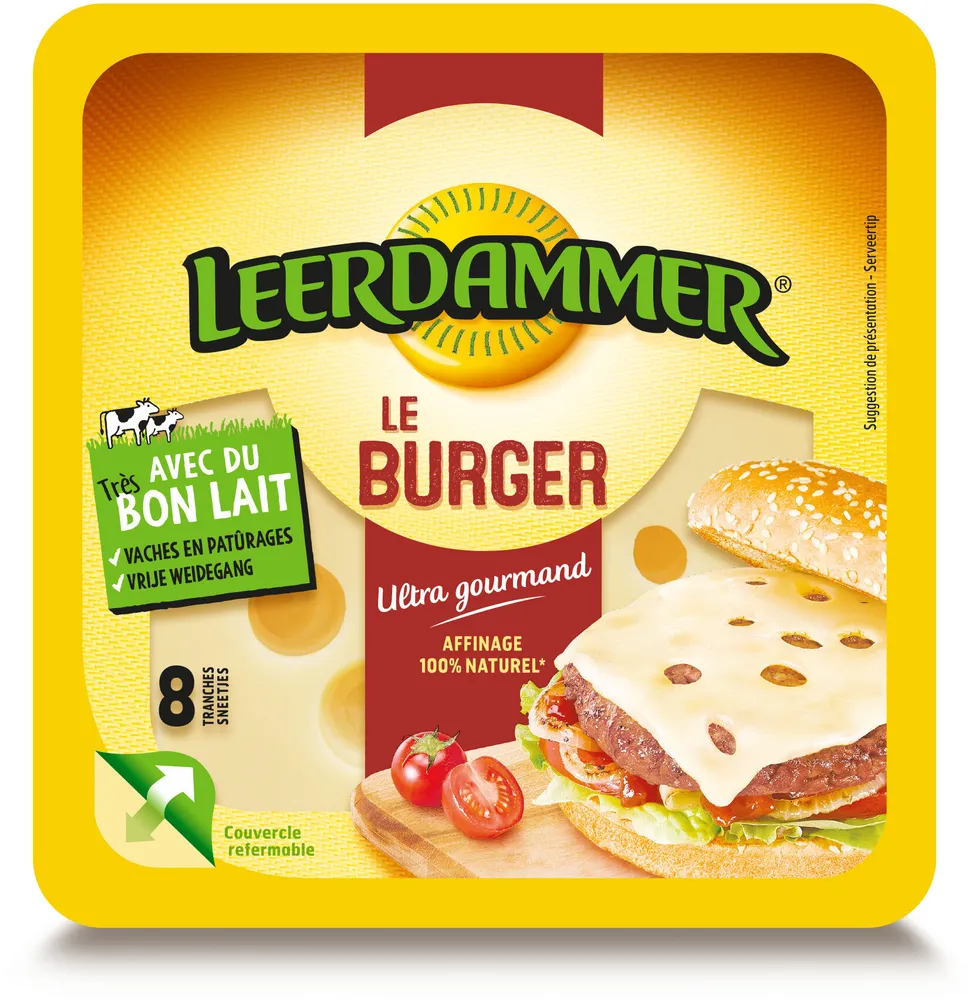 Leerdammer Le Burger 8 tranches