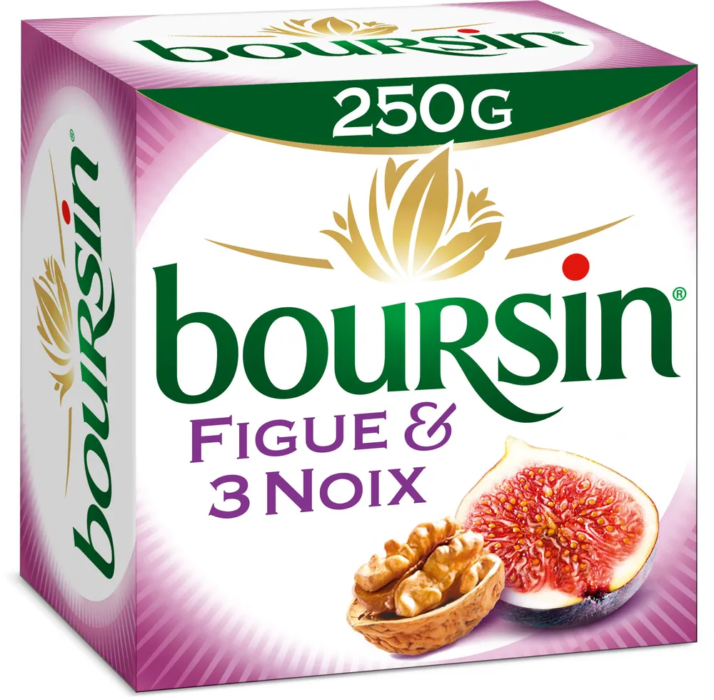 Boursin figue et 3 noix