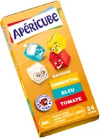 Apericube Saveurs Emmental, bleu, tomate