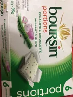 Boursin portions echalote et ciboulette