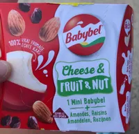 Babybel cheese et fruit et nut