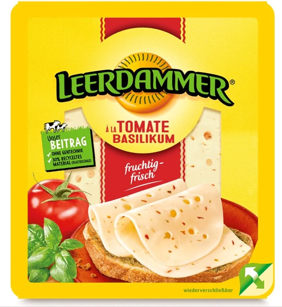 Leerdamer Tomate Basilikum