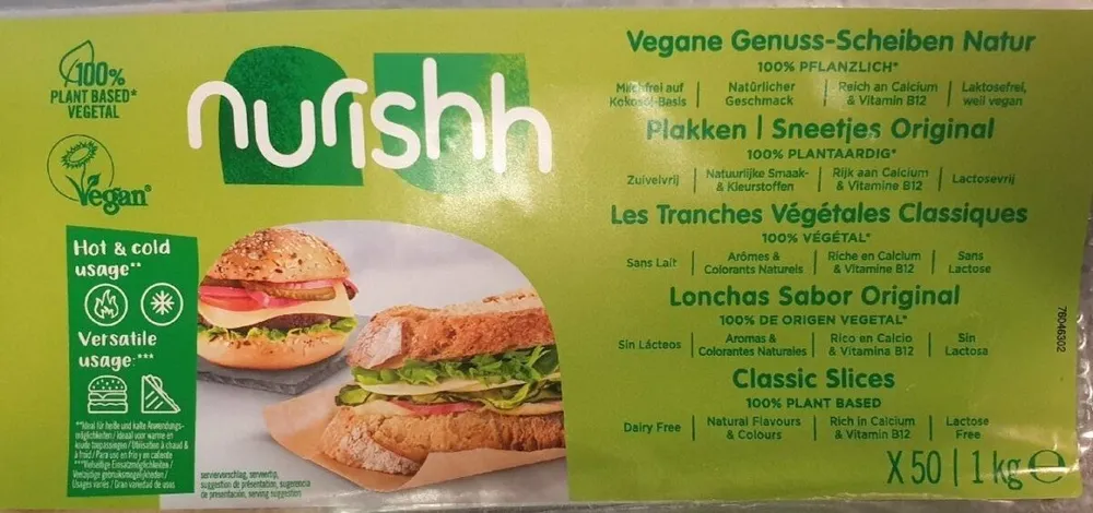 les tranches végétales classiques
