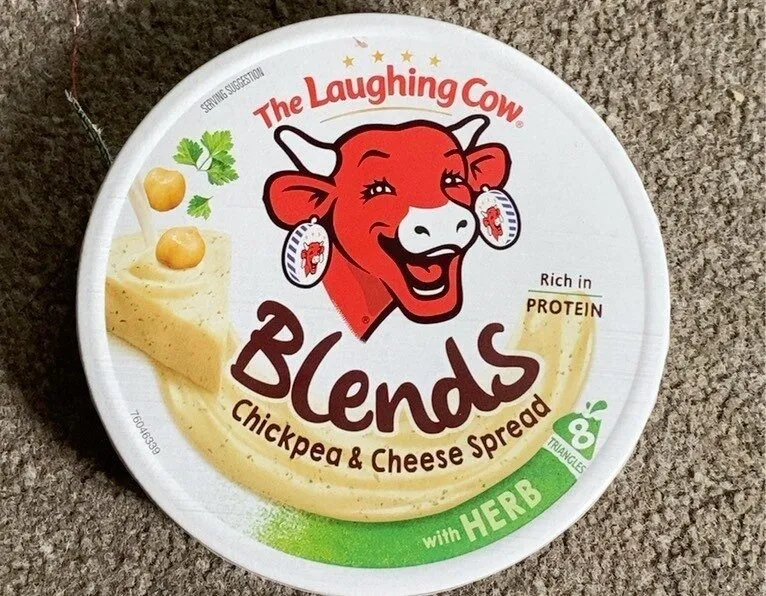 Blends chickpea and cheese spread
