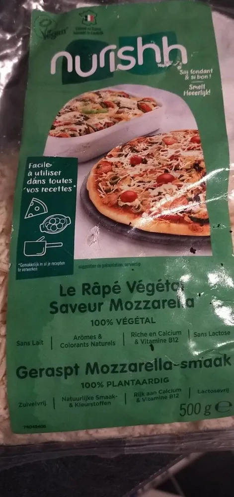 Râpe végétal saveur mozzarella