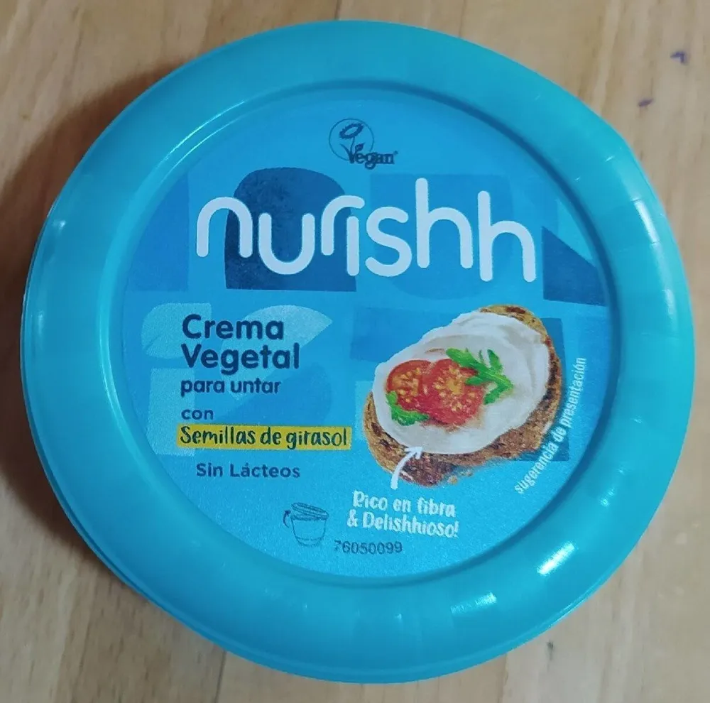 Nurishh crema vegetal para untar