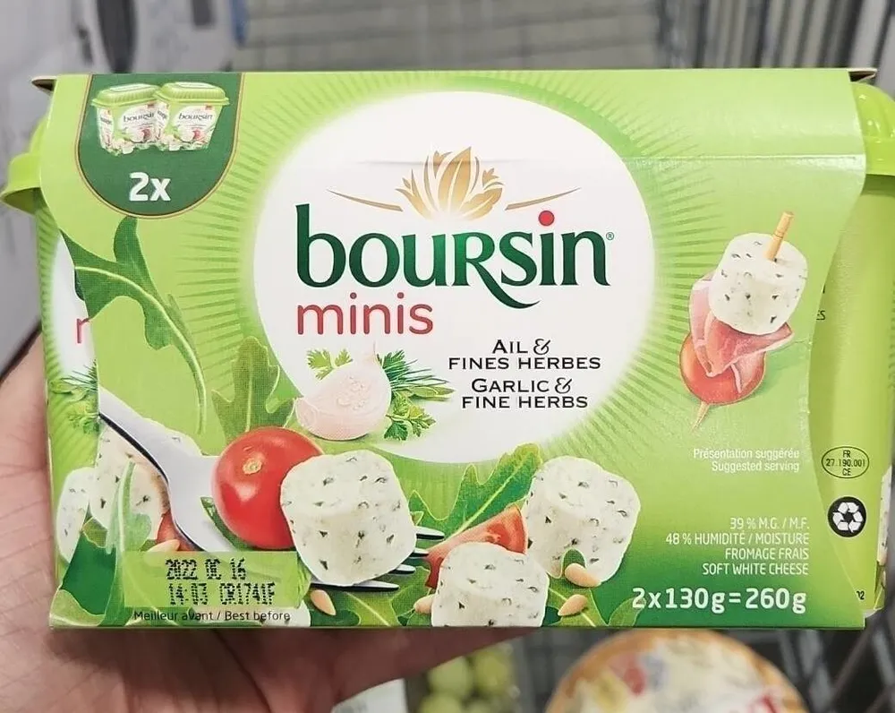 Boursin mini ails et fines herbes