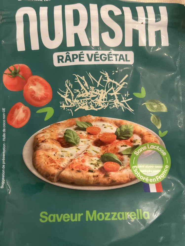 Râpé végétal saveur mozzarella