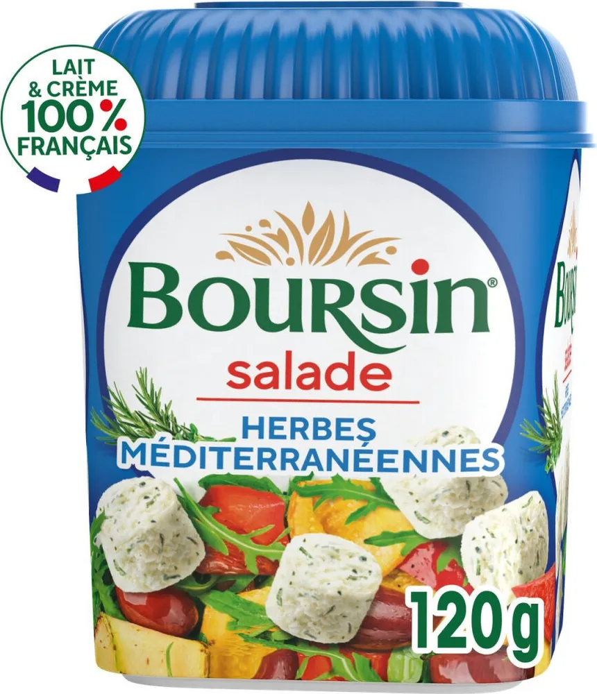 Boursin salade HERBES MÉDITERRANÉENNES