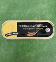 Filets de maquereaux sauce miel et pointes de thym