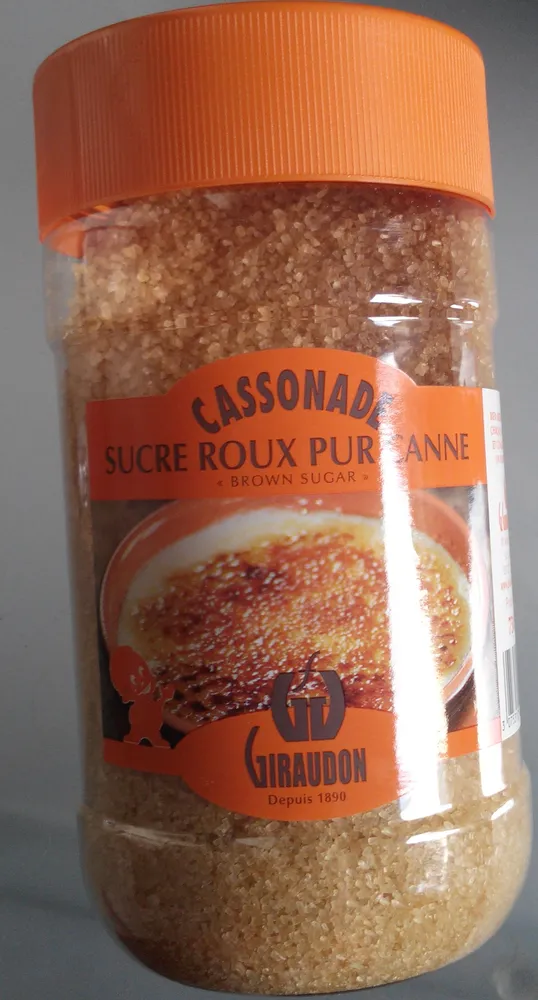 Cassonade sucre roux pur canne