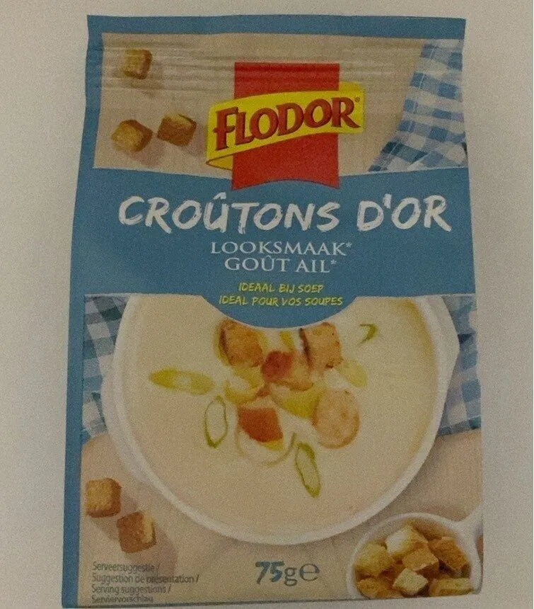 Croûtons d'or goût ail