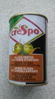 Olives vertes a la farce d'anchois