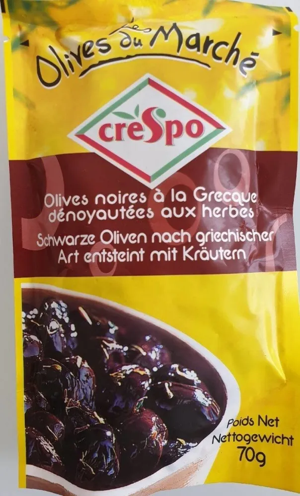 Olives noires à la Grecque