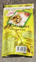 Olives vertrs dénoyoutées