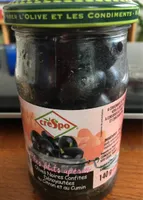 Olives noires confites au citron et au cumin