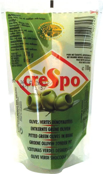 Olives vertes denoyautées