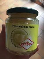 Petits oignons blancs nacrés CRESPO, bocal de