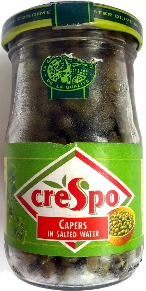 Capers in salted water