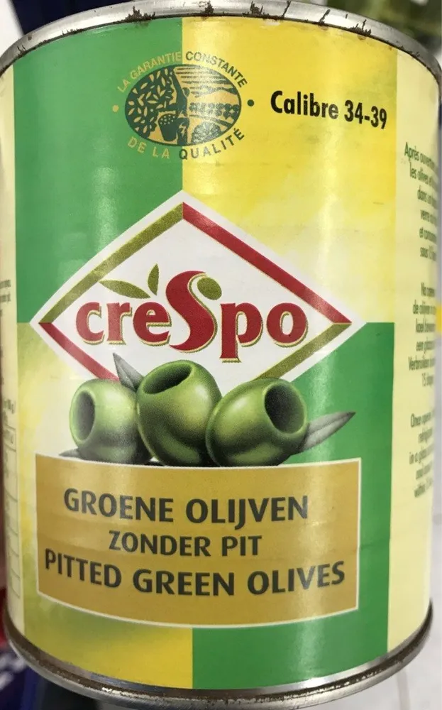 Olive verte denoyautées