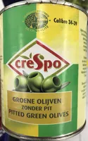 Olive verte denoyautées