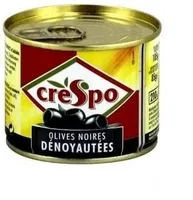 Olives noires confites dénoyautées