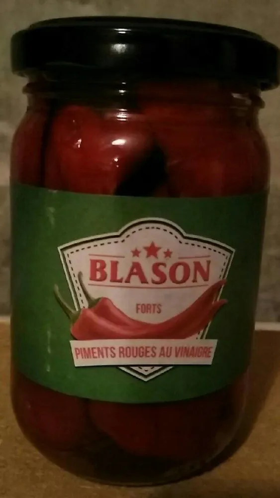 Piments rouges au vinaigre