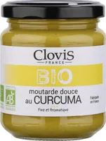 Moutarde douce au curcuma bio