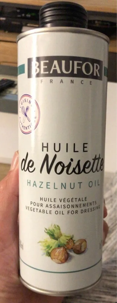 Hazelnut Oil Beaufor France