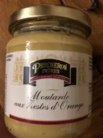 Moutarde aux zestes d’orange