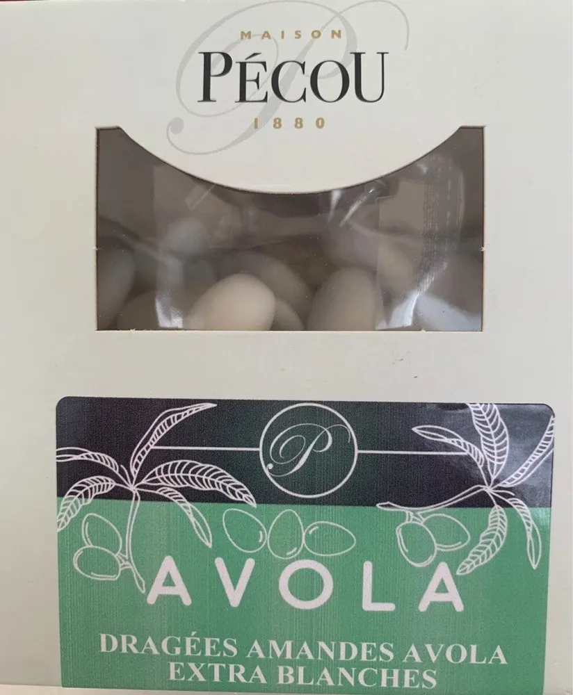 Dragées amandes avola extra blanches