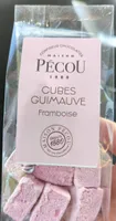 Cubes guimauve framboise