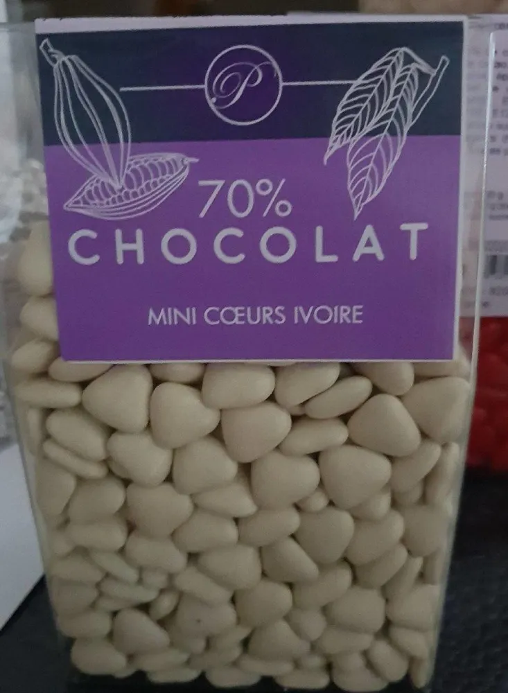 Mini coeurs ivoire