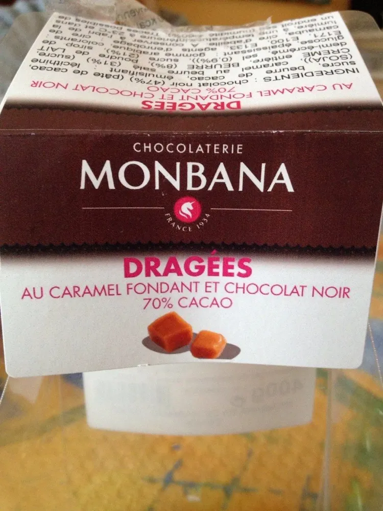 Dragees au caramel