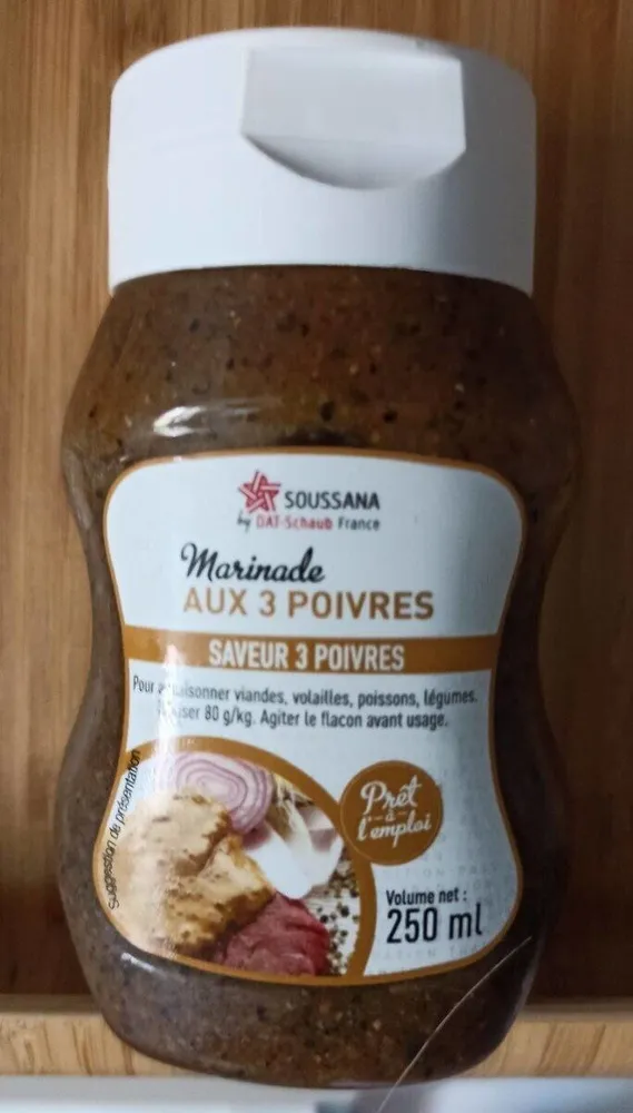 Marinade aux 3 Poivres