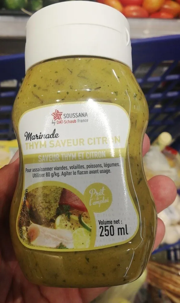 Marinade thym saveur citron