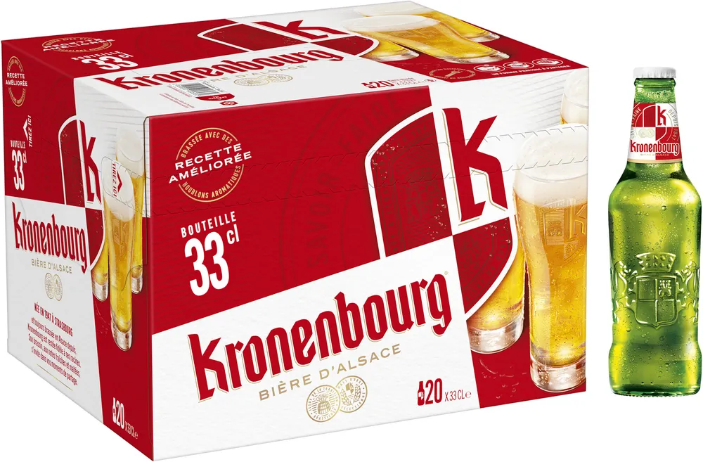 Kronenbourg - 20x33cl kronenbourg - 4.20 degre alcool