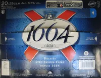1664 - 20x25cl 1664 - 5.50 degre alcool