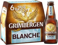 Grimbergen Bière d'Abbaye 6X25CL GRIMBERGEN BLANCHE 6.0 DEGRE ALCOOL