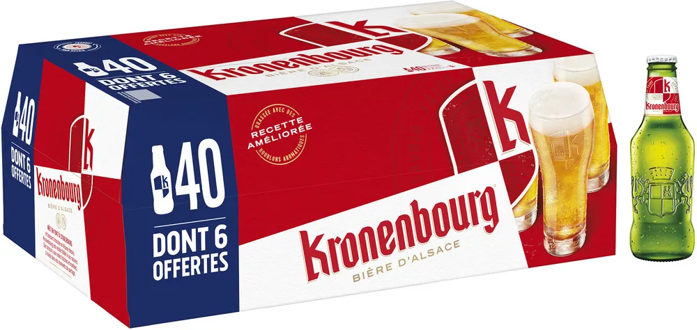 Kronenbourg 40X25CL KRONENBOURG DT 6 BLES OFFER 4.2 DEGRE ALCOOL